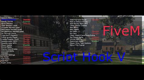 fivem trainer|fivem simple trainer menu.